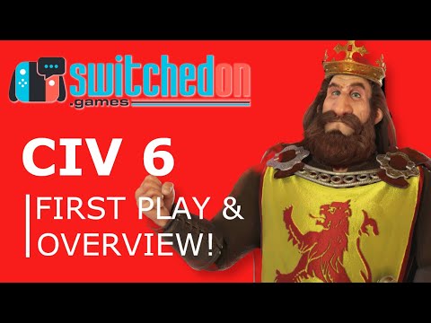 Civilization 6 (Nintendo Switch) | First look, options, graphics, controls and game speed! Oh my!