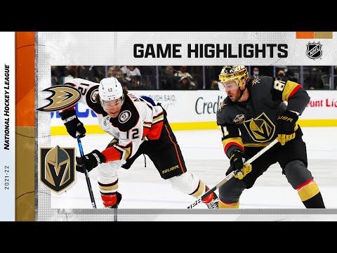 Ducks @ Golden Knights 12/31/21 | NHL Highlights