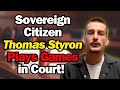 Thomas Styron Takes On The Court In A Game Of Identity