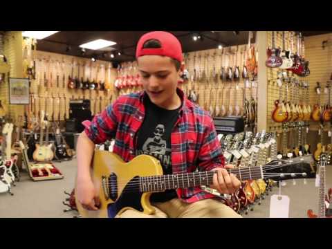 13-Year-Old Jack Warren playing our 1956 Gibson Les Paul TV Model