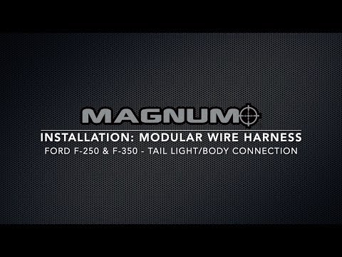 Magnum: Installation - Modular Wire Harness - Tail Light/Body Connection