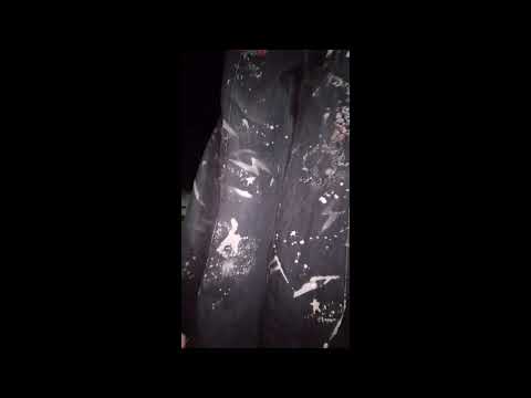 Recycling 2 skinny jeans to make 1 baggy jeans