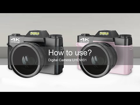 How to use digital camera UHD-W01