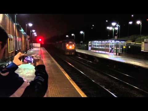 West coast class 37 nos 37706 leads 1Z24 cleethorpes to carnforth rail tour though Meadowhall