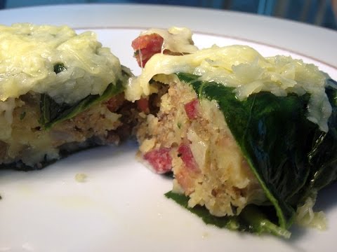 Stuffed Swiss Chard | Capuns