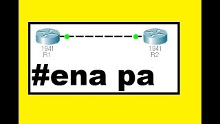 Packet Tracer (5):  Enable Password & Encryption