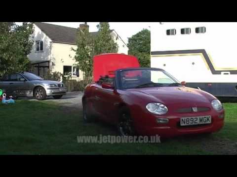 Jetpower.co.uk - 30092010- Hybrid Electric Gas Turbine Car - Electric Run.