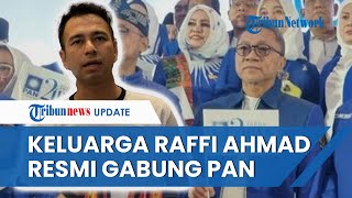 Deklarasi Keluarga Raffi Ahmad Gabung PAN bareng Suami Syahnaz, Siap Maju Caleg 2024?