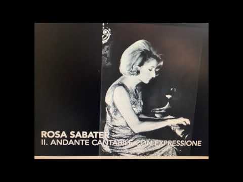 Rosa Sabater plays Mozart Sonata in a minor K 310 (new edit)