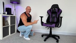 The Budget Gaming Chair for under £50! Unboxing,Setup & Demo
