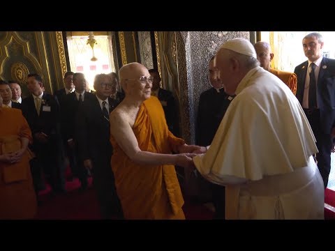 Encuentro entre el Papa y el Patriarca Supremo Budista