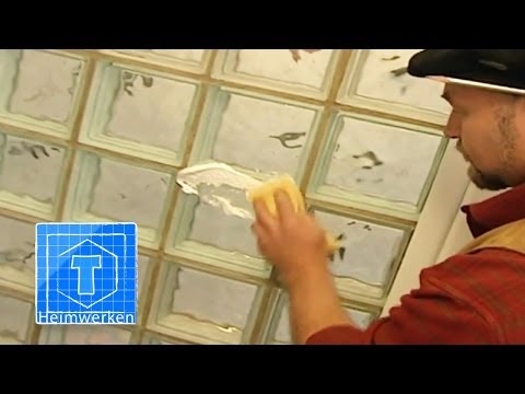 Building a shower wall from glass blocks | ToolTown DIY
