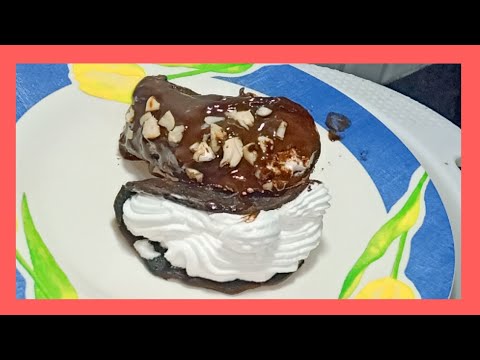 SOFT CHOCOLATE CAKE TACOS ! NO OVEN - NO MOULD REQUIRED| PUJA'S KITCHEN RECIPES 😋