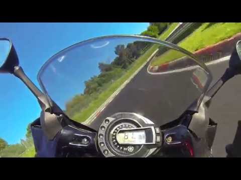 Nürburgring  Nordschleife Touristenfahrten 23.06.2016 BTG 9:01 Minuten Yamaha FZ6 Fazer  Lap 3/3