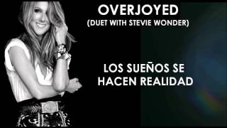 Céline Dion - Overjoyed (duet with Stevie Wonder) [Traducida]