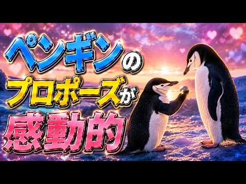 ペンギンの求愛行動｜なぜオスは最高の石をメスに贈るのか