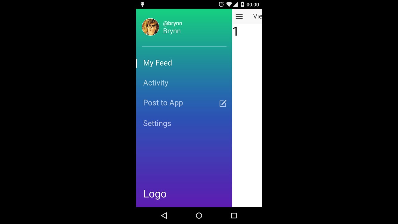 SideMenu 1 - Ionic Side menu