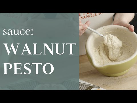 How to make walnut pesto