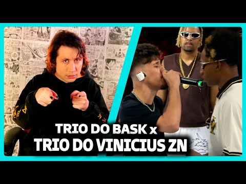 (5 ROUNDS DE RIMA) GOMES, VINICIUS ZN E JAPA X YOUNGUI, BASK E KROY | BDA 7 ANOS | REACT DO MORENO