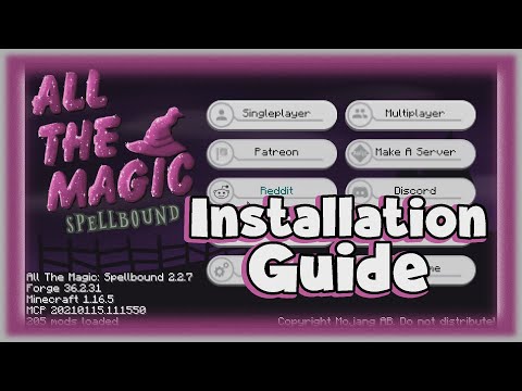 How To Download & Install All the Magic Spellbound for Minecraft