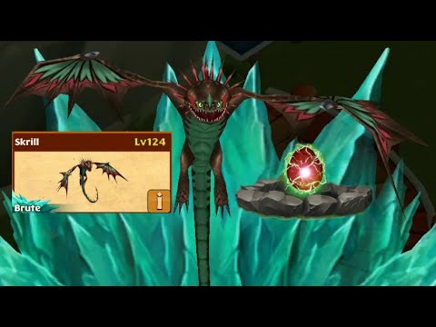 Brute Skrill max level 124 titan mode//Dragons rise of Berk