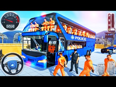 US Police Driving Bus Simulator - Grand Transport Prisoner Driver 3D - Android GamePlay