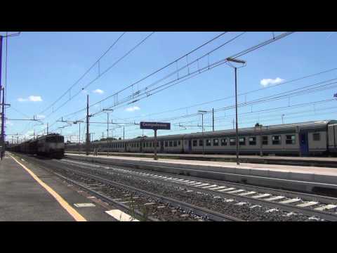 E655.214 sul MI 67566 Maddaloni Marcianise - Bologna Cabina San Donato, in transito a Campoleone