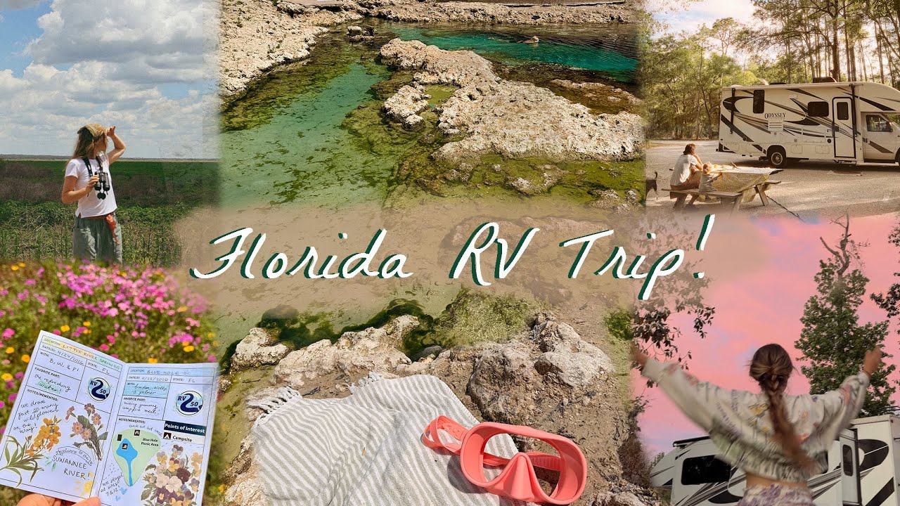 FLORIDA RV TRAVEL VLOG 🚐 exploring Silver Springs, Paynes Prairie, & Florida Cavern's State Park!
