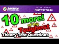 10 More of the Toughest Theory Test Questions  |  Learn to drive: Highway Code