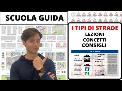 i tipi di strade scuola guida - autoscuola serena