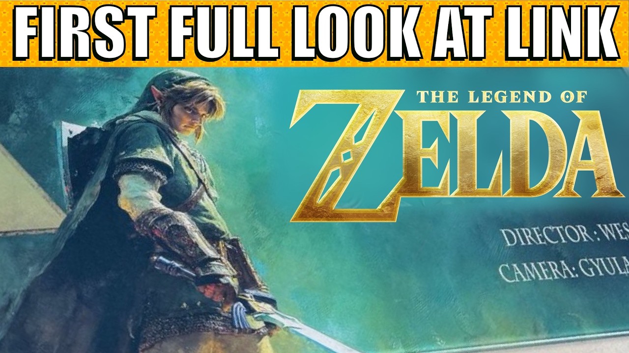 FIRST LOOK At Adult Link In The Zelda Movie