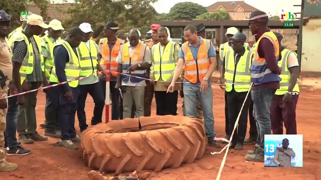 Le MCP, Mikailou Sidibié, visite des chantiers de voirie et d’assainissement