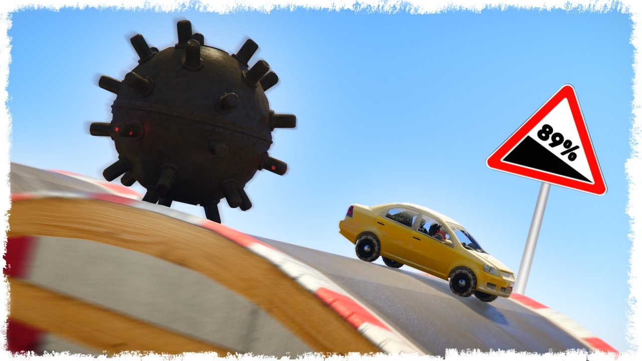 ТОРМОЗА ЗДЕСЬ НЕ СПАСУТ!!! АДСКИ СПУСК В GTA ONLINE!!!