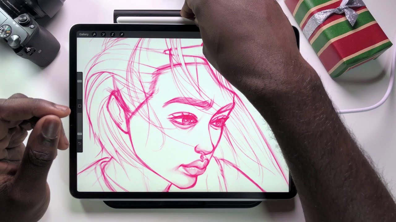 drawing faces easily using procreate by ergojosh