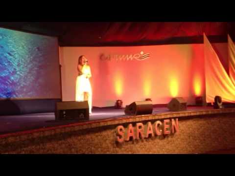 Francesca Cavaliere Sings "Cover" You Don't Have to Say You Love Me at Cantamare, Sicily Italy 2013