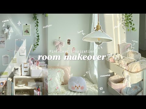 aesthetic room makeover 2025 🌷| korean & pinterest inspired ✨