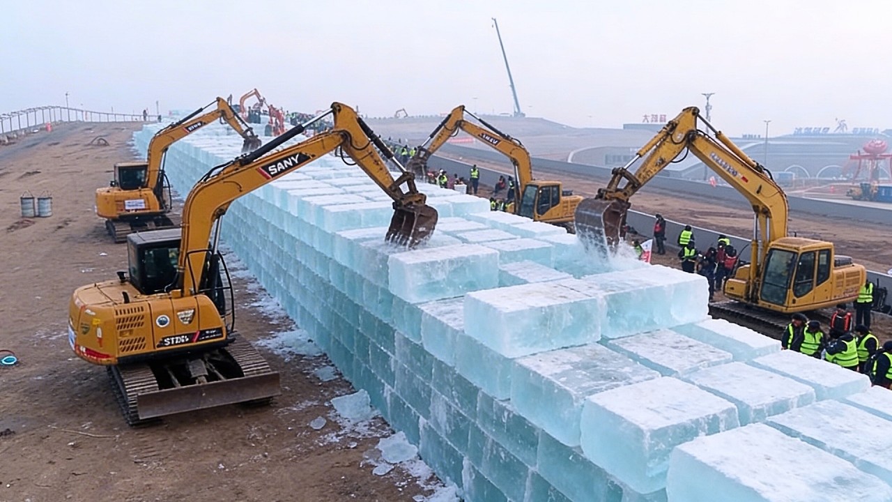 How a $500M Ice City is Built in 30 Days | Mega Construction