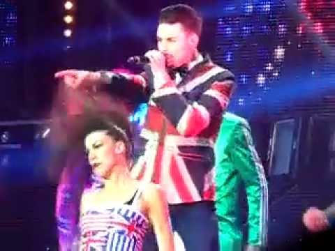 X Factor Live Tour 2013 - Rylan Clark - Spice Girl Medley - Manchester 27/01/13