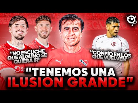 INTERVIEW WITH GUSTAVO QUINTEROS, COACH OF #independiente