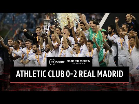 Athletic Club vs Real Madrid (0-2) | Los Blancos lift 12th Supercopa! | Spanish Super Cup Highlights