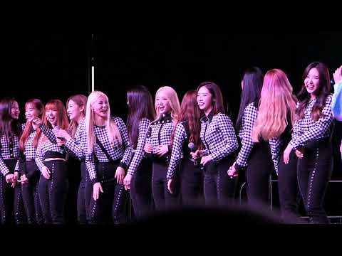 2019.08.16 KCON LA - ROOKIES Event - LOONA (이달의 소녀) - Individual Intros and Chemis - Fancam (직캠)