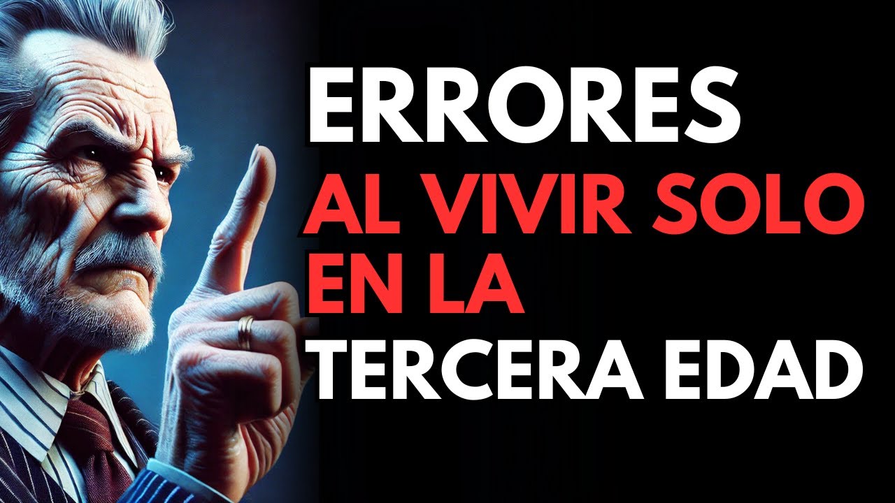 👊 7 Cosas que DEBES HACER SI VIVES SOLO en la TERCERA EDAD | Sabiduría Estoica