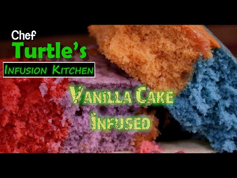 How to make an easy Infused Vanilla Cake, Episode 37! Chef Turtle's Infusion Kitchen, Season 3