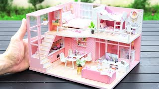 DIY Miniature Dollhouse Kit || Dream Angel ( With Two Bedroom )