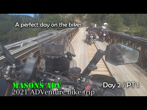 Day 2/PT 1 August 2021 ADVenture bike trip | KLR 650 | CRF 250L | Triumph 900 Rally Pro