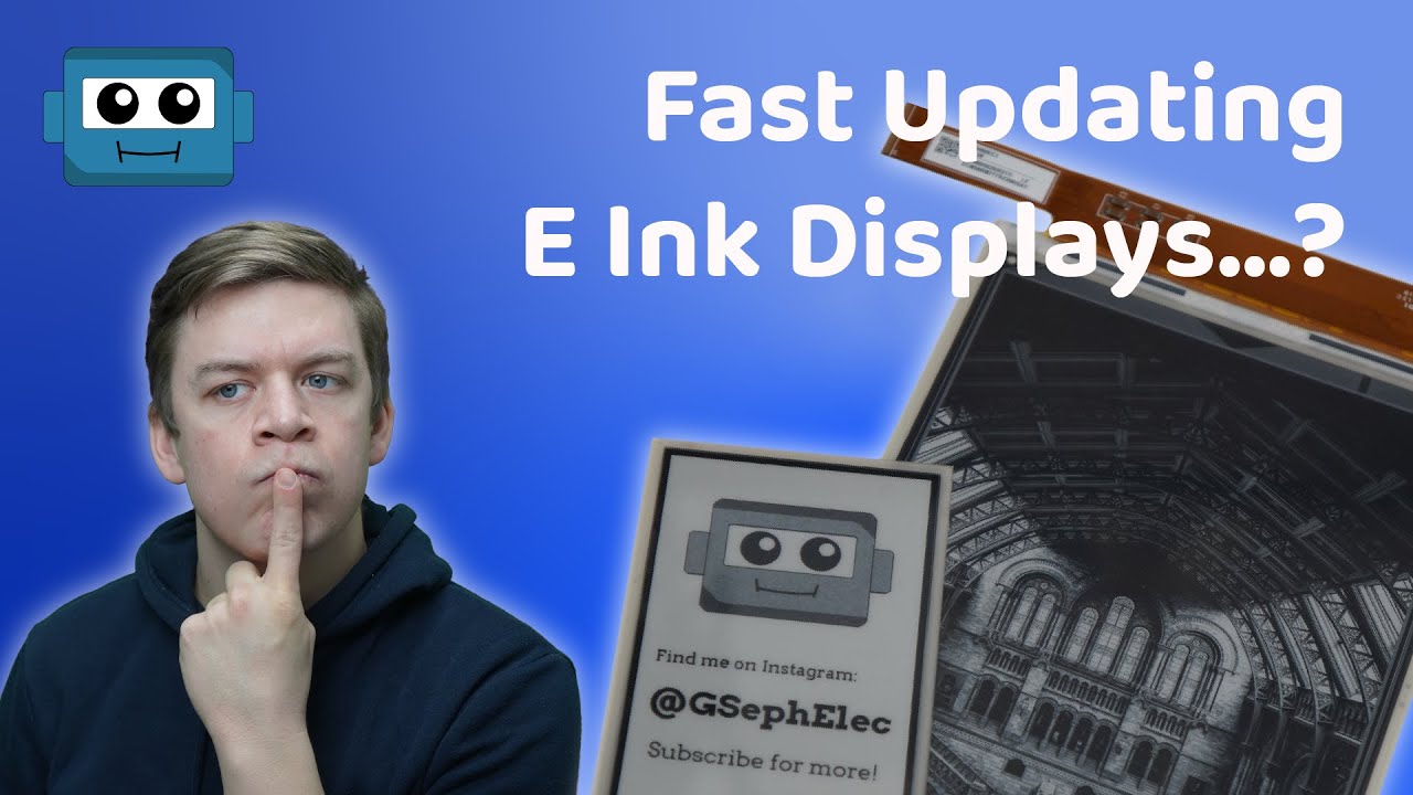 Have You Ever Seen an E Ink Display Update This Quickly?