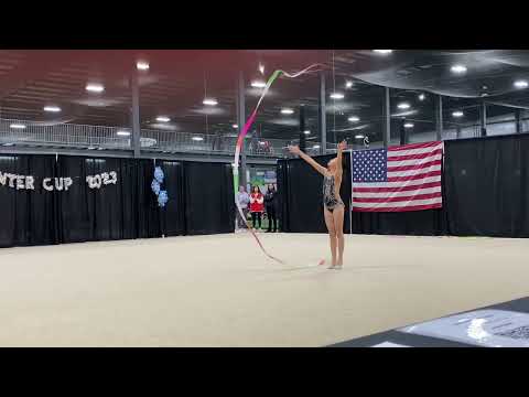 Sophie at Winter Cup Rhythmic Gymnastics Competition 2023.1