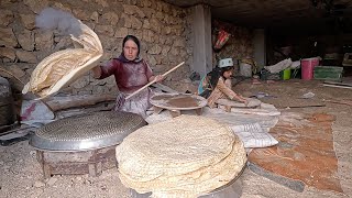 Village girl learning to bake bread from her Mother : )