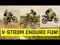 SR75 Suzuki V Strom 650 Enduro Special Test Fun
