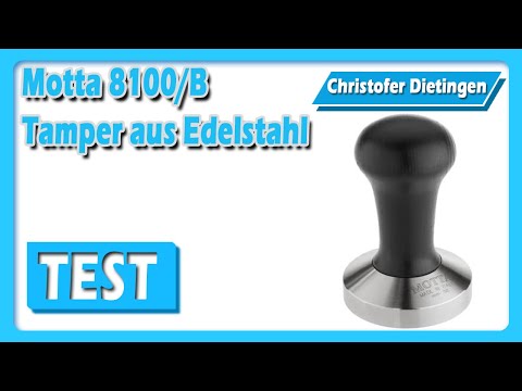 Motta 8100/B Tamper aus Edelstahl